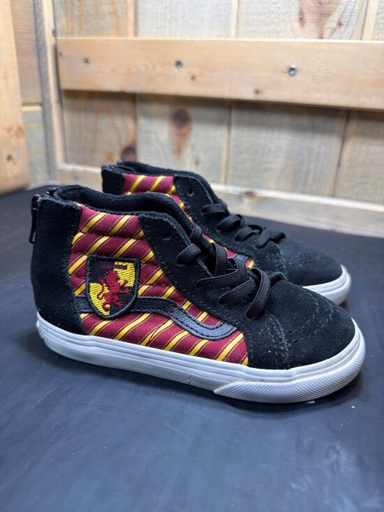 Vans Other - Vans Harry Potter Gryffindor Sk8-Hi Zip Toddler Boys Sneakers Size 9 US 25.5 EU!
